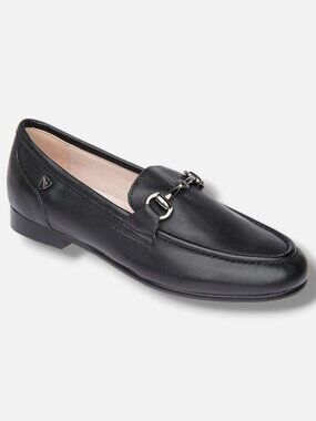 Venettini Kids Unisex Black 55- Sage Shiny Loafers Shoe Size 34